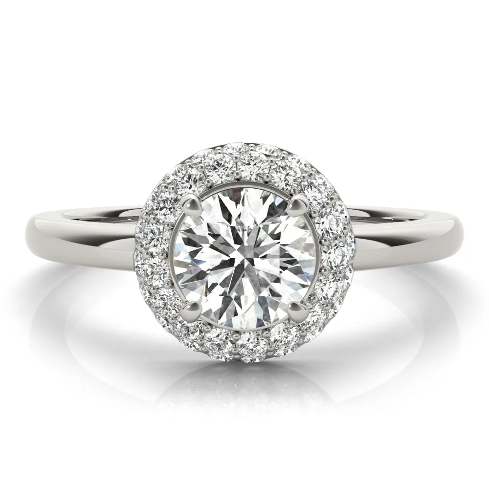 Catherine Double-halo Engagement Ring