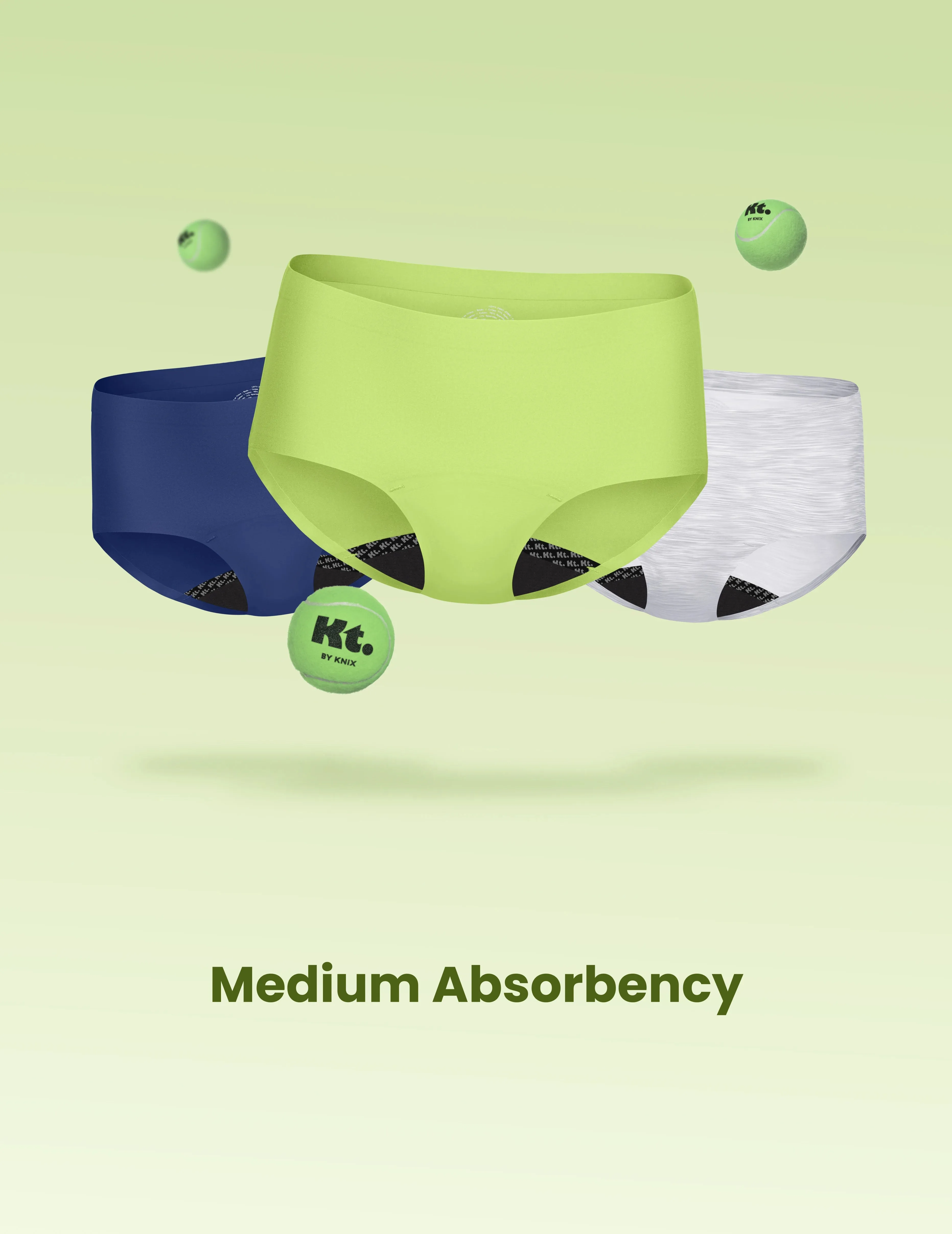 Teen Leakproof UltraThin No-Show Boyshort 3-Pack